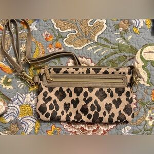 Itzy Ritzy Tan and Black Crossbody Bag